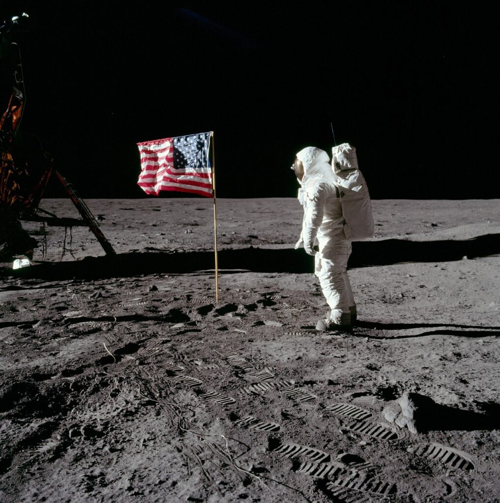 moon landing, buzz aldrin, america