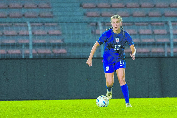 SUBMITTED PHOTOS MIA WHITE played for the U.S. Deaf Women’s National Team in the World Cup.