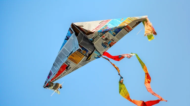 How to Build a Newspaper Kite