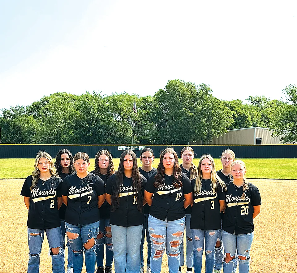 SUBMITTED PHOTO MOUNDS SOFTBALL TEAM has started official practices for the 2024 season, featuring one senior and five freshmen.