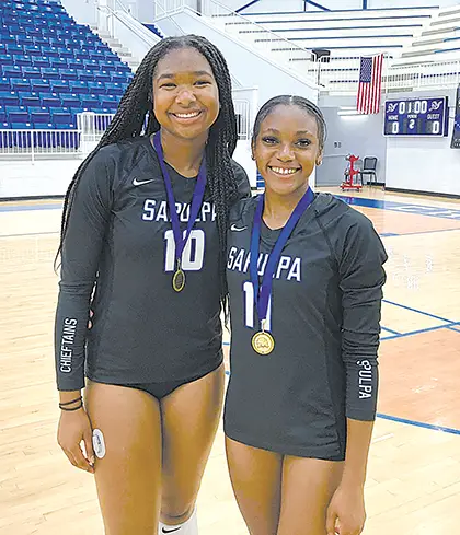 ALL-TOURNAMENT Junior middle blocker Hayden Humphrey and senior middle blocker Addi Anderson made the All-Tournament Team.