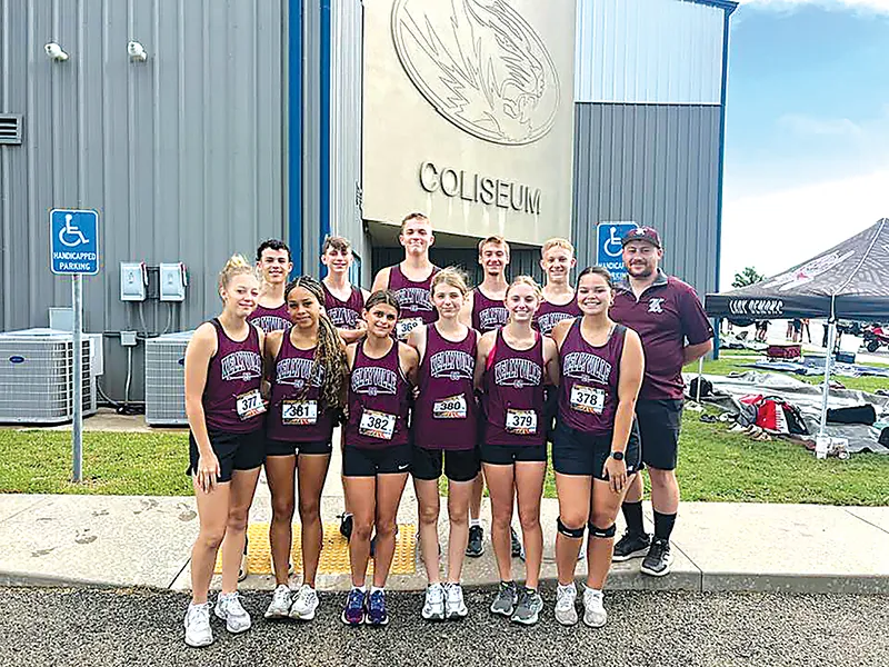 SUBMITTED PHOTO KELLYVILLE CROSS COUNTRY opened the new 2024 season with a strong performance at the Stroud and Oilton meets.