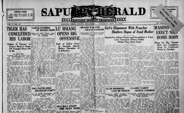 Today in Sapulpa History: Masons to Erect New Home Soon