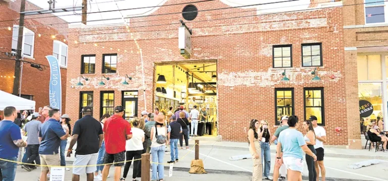 HOBSON HOPS drew a large crowd in downtown Sapulpa Friday evening. Several people got
a sneak peek at James Calley Brewing Company, kids enjoyed games and adults listened to
great live music.