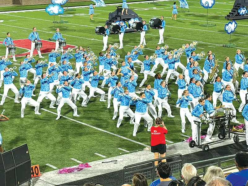 SAPULPA’S MARCHING BAND competed at Union’s Renegade Review