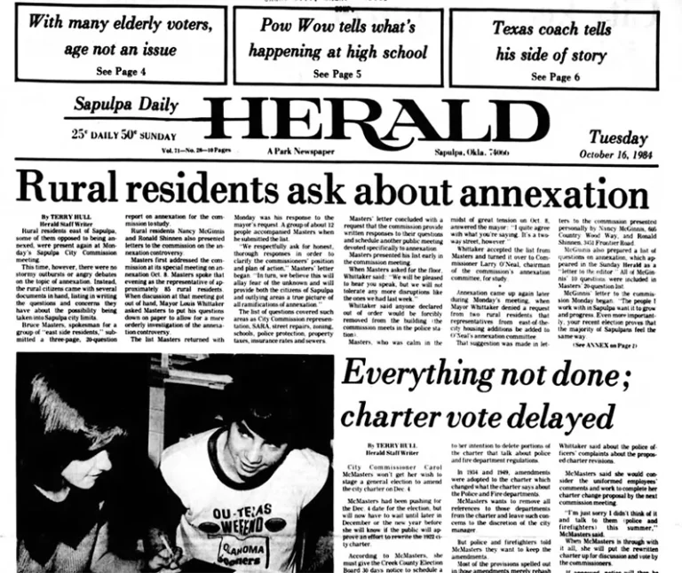 Do You Remember These Herald Headlines From October 16, 1984?