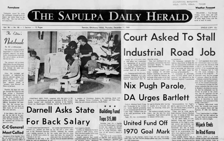 Do You Remember These Herald Headlines From December 11, 1969?