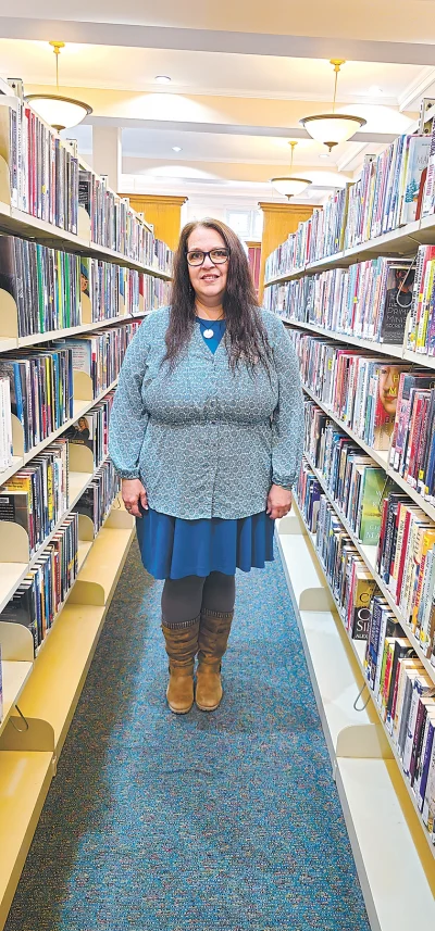 CHARLES BETZLER PHOTO Melodie Reader-Jones, former Children's Librarian, has been named Assistant Director. Melodie came from running Mounds Public Library in 2017.